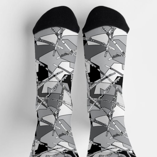 Overlappende fluiten sokken (Top)