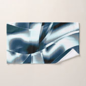 Overlappende gekromde linten, chromed-tinten op bl bad handdoek (Handdoek)