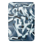 Overlappende gekromde linten, chromed-tinten op bl badmat (Voorkant Verticaal)