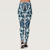 Overlappende gekromde linten, chromed-tinten op bl leggings (Achterkant)
