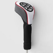 Overlappende golven in cirkel golfheadcover (Schuin)