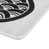 Overlappende golven in cirkel snijplank (Hoek)