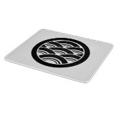 Overlappende golven in cirkel snijplank (Hoek)