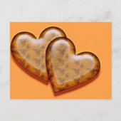 Overlappende harten briefkaart (Voorkant)