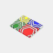 Overlappende hexagons Post-it Nota's Post-it® Notes (Schuin)