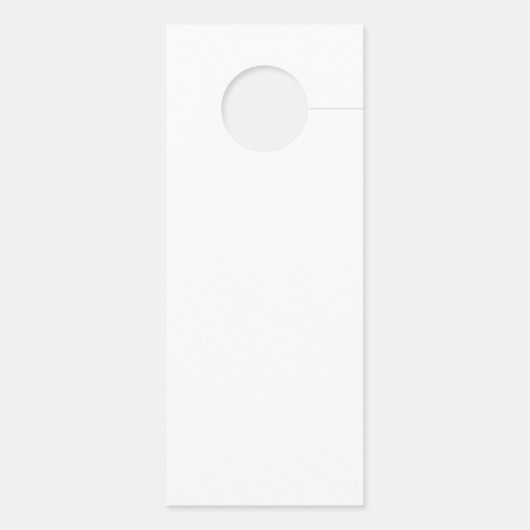 Overlappende Initialen | Zwart wit Deurhanger (Achterkant)