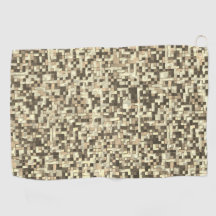 Overlappende kleine vierkantjes, tonen bruin naar 