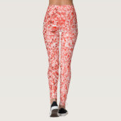 Overlappende kleine vierkantjes, tonen van rood of leggings (Achterkant)