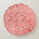 Overlappende kleine vierkantjes, tonen van rood of rond kussen (Achterkant)