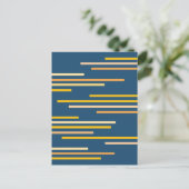 Overlappende Lijnen Abstract Ontwerp Briefkaart (Staand voorkant)