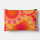 Overlappende Mandala Oranje Roze Geel Etui (Voorkant)