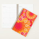 Overlappende Mandala Oranje Roze Geel Planner (Display)