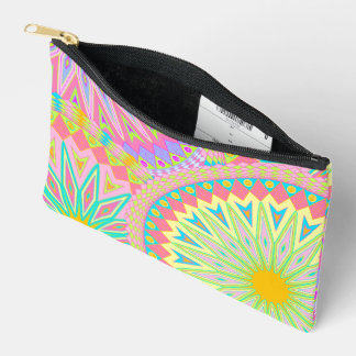 Overlappende Mandala Roze Blauw Geel Mint Paars Etui