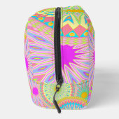 Overlappende Mandala Roze Blauw Geel Mint Paars Toilettasje (Rechts)