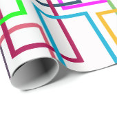 Overlappende rechthoeken cadeaupapier (Rol Hoek)