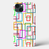 Overlappende rechthoeken Case-Mate iPhone case (Achterkant)