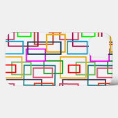 Overlappende rechthoeken Case-Mate iPhone case (Achterkant (horizontaal))