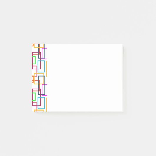 Overlappende rechthoeken post-it® notes (Voorkant)