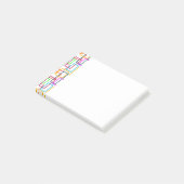 Overlappende rechthoeken post-it® notes (Schuin)