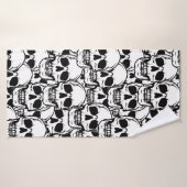Overlappende schedels badhanddoek (Badhanddoek)