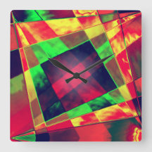 Overlappende schuine en gerafelde rechthoeken