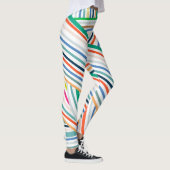 Overlappende stripper leggings (Rechts)