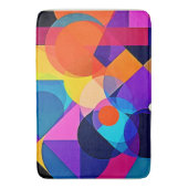 Overlappende tinten: abstracte fusie badmat (Voorkant Verticaal)