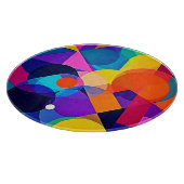 Overlappende tinten: abstracte fusie snijplank (Hoek)