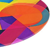 Overlappende tinten: abstracte fusie snijplank (Hoek)