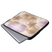 Overlappende transparante cirkels AI-kunst Laptop Sleeve (Voorkant onderkant)