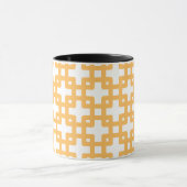 Overlappende vierkante vormen mok (Midden)