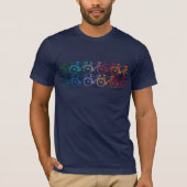 Overlappende wieltjes t-shirt (Voorkant)