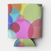 Overlapping Circles Colorful Abstract Art Blikjeskoeler (Voorkant)