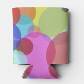 Overlapping Circles Colorful Abstract Art Blikjeskoeler (Achterkant)
