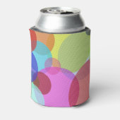 Overlapping Circles Colorful Abstract Art Blikjeskoeler (Blikje Achterkant)