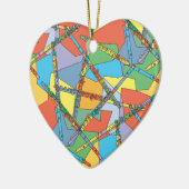 Overlapping Flutes Keramisch Ornament (Links)