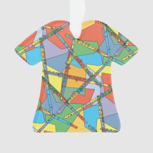 Overlapping Flutes Ornament (voorkant)