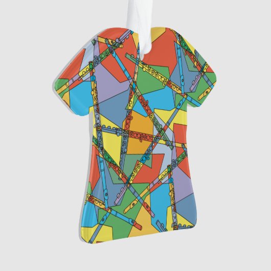 Overlapping Flutes Ornament (voorkant)