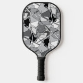 Overlapping Flutes Pickleball Paddle (Achterkant)