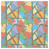 Overlapping Flutes Stof (Swatch)