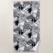 Overlapping Flutes Strandlaken (Voorkant)