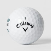 Overlapping Golf Clubs Customizable Initials Favor Golfballen (Logo)