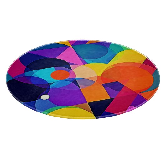 Overlapping Hues: Abstract Fusion Snijplank (Hoek)