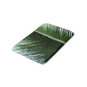 Overlapping Palm Fronds Tropical Green Abstract Badmat (Gekanteld)