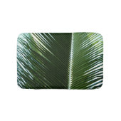 Overlapping Palm Fronds Tropical Green Abstract Badmat (Voorkant)