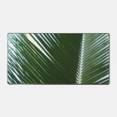 Overlapping Palm Fronds Tropical Green Abstract Bureaumat (Voorkant)