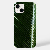Overlapping Palm Fronds Tropical Green Abstract Case-Mate iPhone Case (Achterkant)