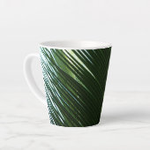 Overlapping Palm Fronds Tropical Green Abstract Latte Mok (Linkerhoek)