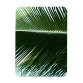 Overlapping Palm Fronds Tropical Green Abstract Magneet (Verticaal)