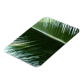 Overlapping Palm Fronds Tropical Green Abstract Magneet (Linkerzijde)
